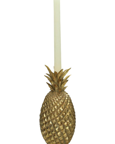 Golden Pineapple Candle Holder