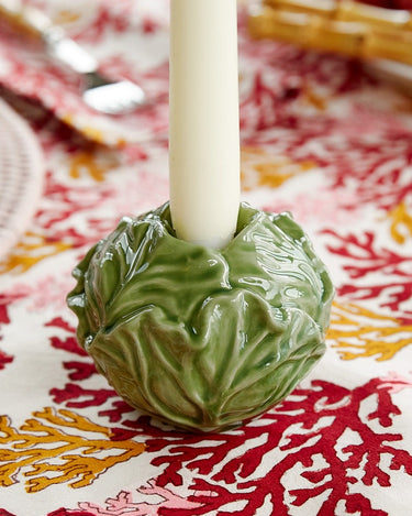 Candles Holders Green Cabbage Candle Holder