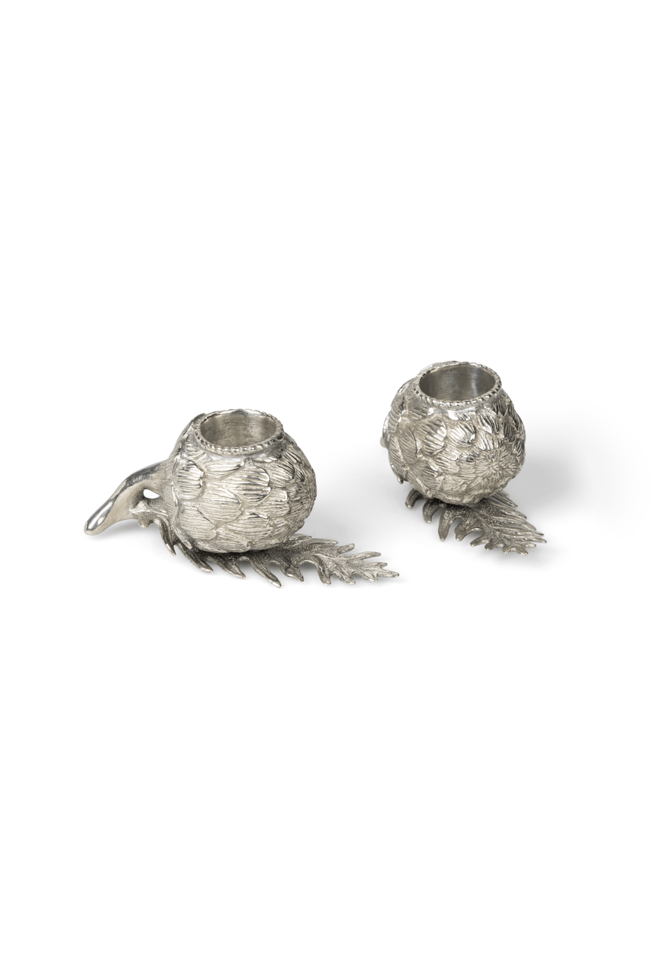 Candles Holders Pewter Artichoke Candleholder - Set of 2