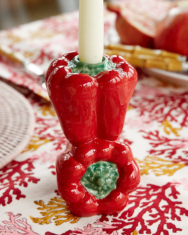 Candles Holders Red Bell Peppers Candle Holder