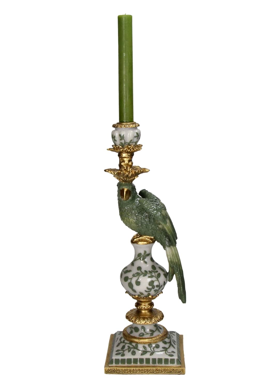 Regal Peacock Candlestick