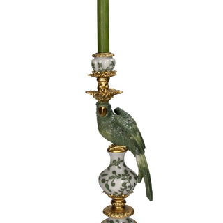 Regal Peacock Candlestick