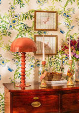 Rosy Parrot Candlestick