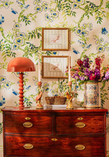 Rosy Parrot Candlestick