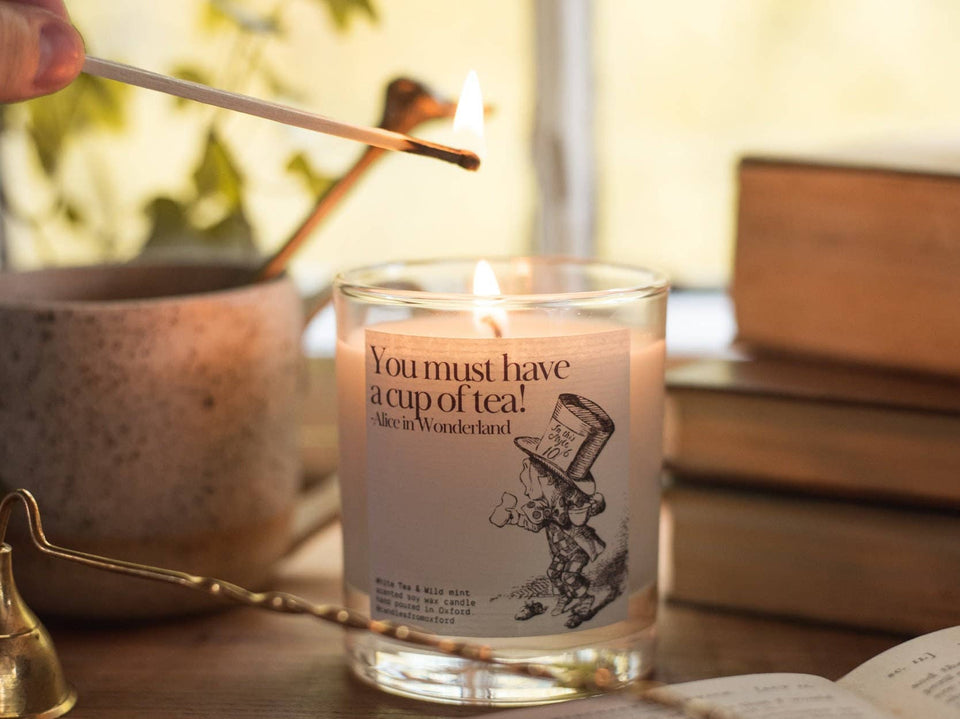 Mad Hatter Alice in Wonderland Candle Gift