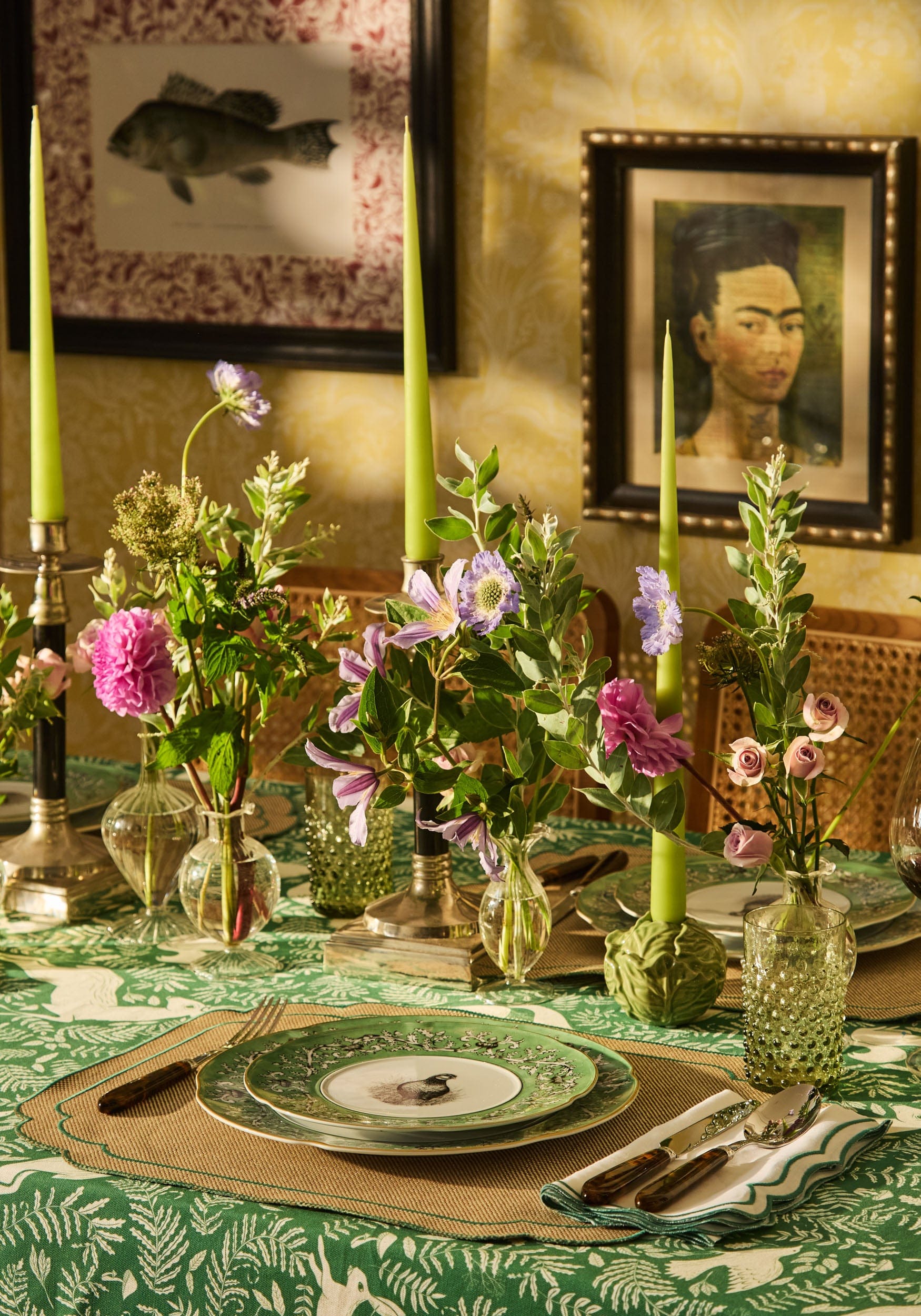 Candles Olivia's Apple Bite Large Taper Candles