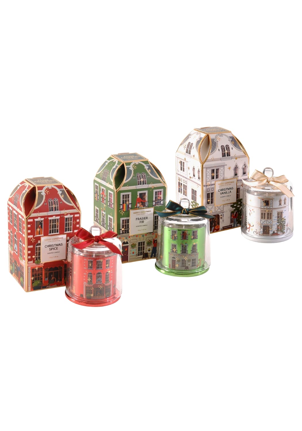 Townhouse Candle Set of 3