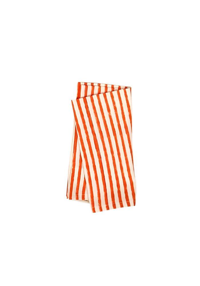 Candy Cane Stripe Napkins - Set of 2 - Casa by Josephine Jenno
