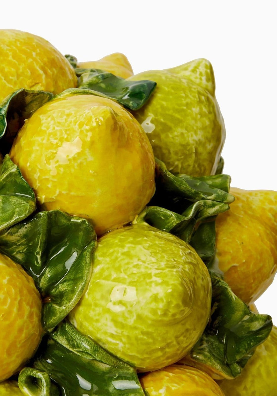 Capri Mid - Century Style Ceramic Lemon Basket - Casa by Josephine Jenno