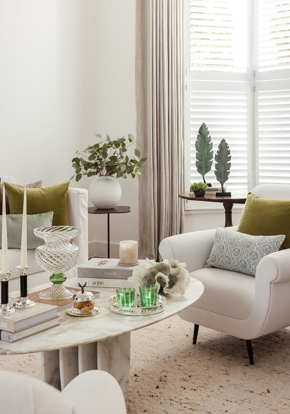 Carson's Classic Pair of Candle Holders - Casa by Josephine Jenno