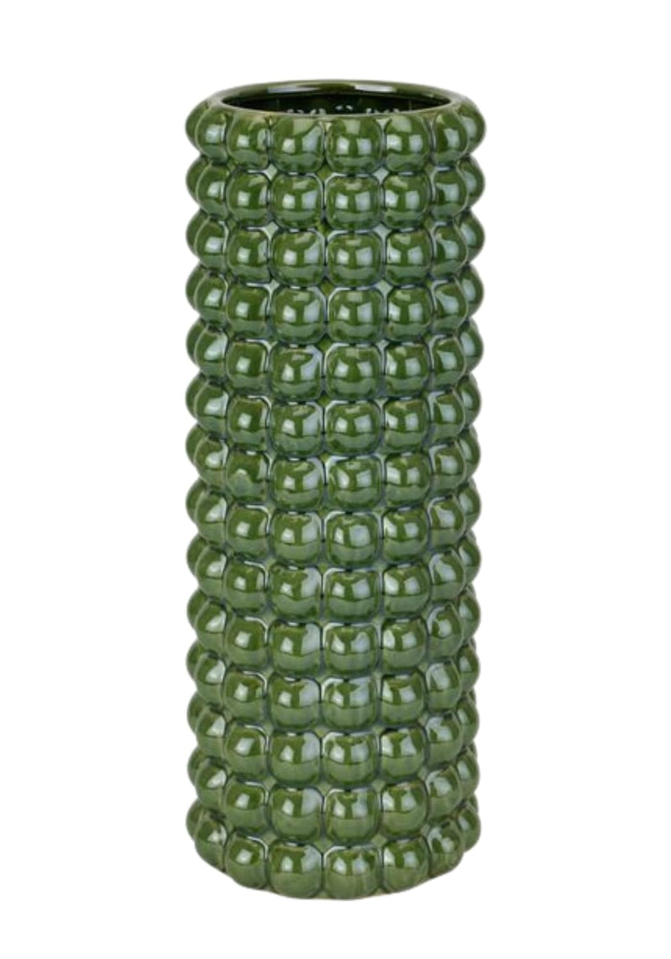 Carved Rhythm Umbrella Stand - Green - Casa by Josephine Jenno