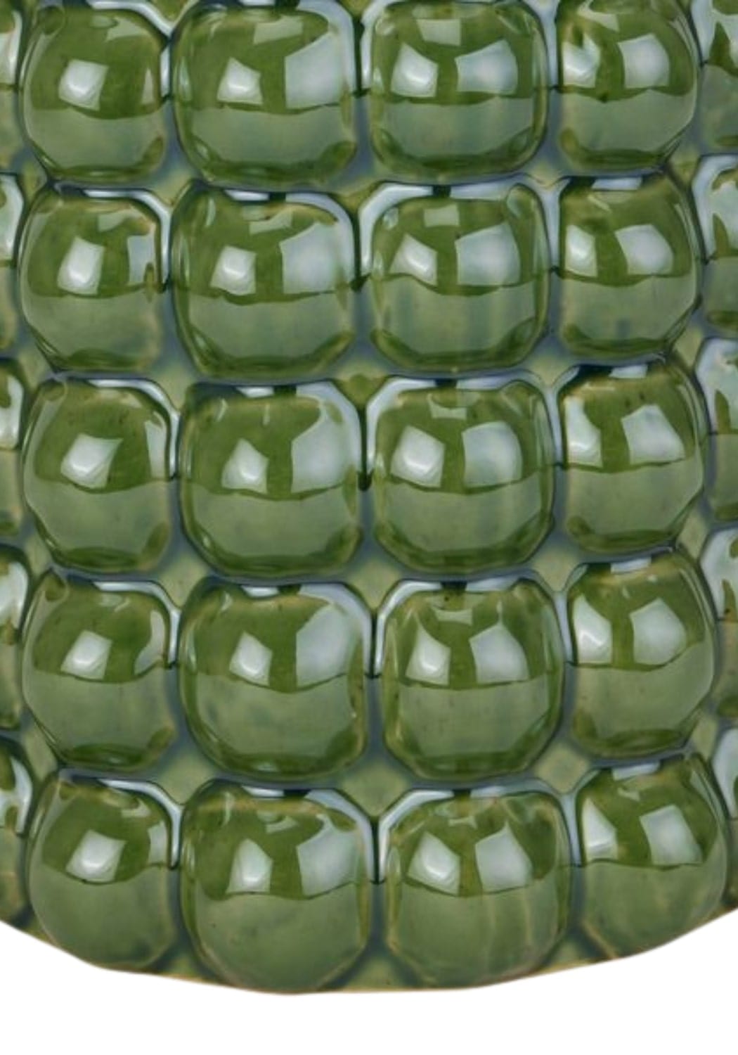 Carved Rhythm Umbrella Stand - Green - Casa by Josephine Jenno