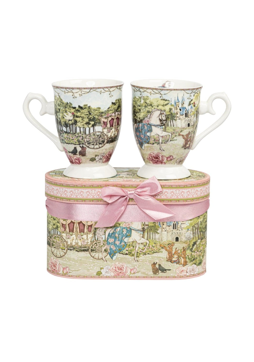Celeste Countryside Picnic Mugs x 2 with Gift Box - Casa by Josephine Jenno