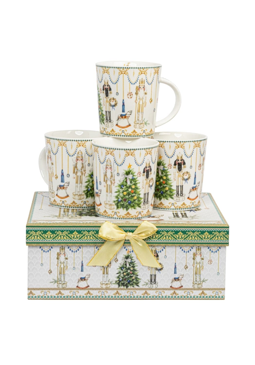 Celeste Nutcracker Christmas Tea Cups