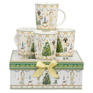 Celeste Nutcracker Christmas Tea Cups