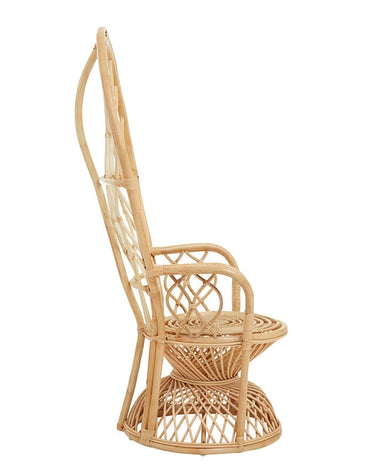 Peacock Chair in Natural Rattan