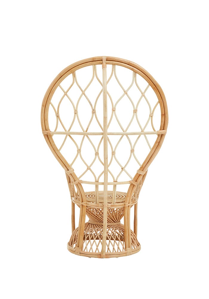 Peacock Chair in Natural Rattan