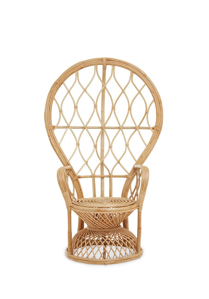 Peacock Chair in Natural Rattan