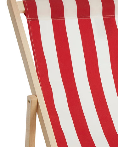 Thames Deck Chair in Red Stripes