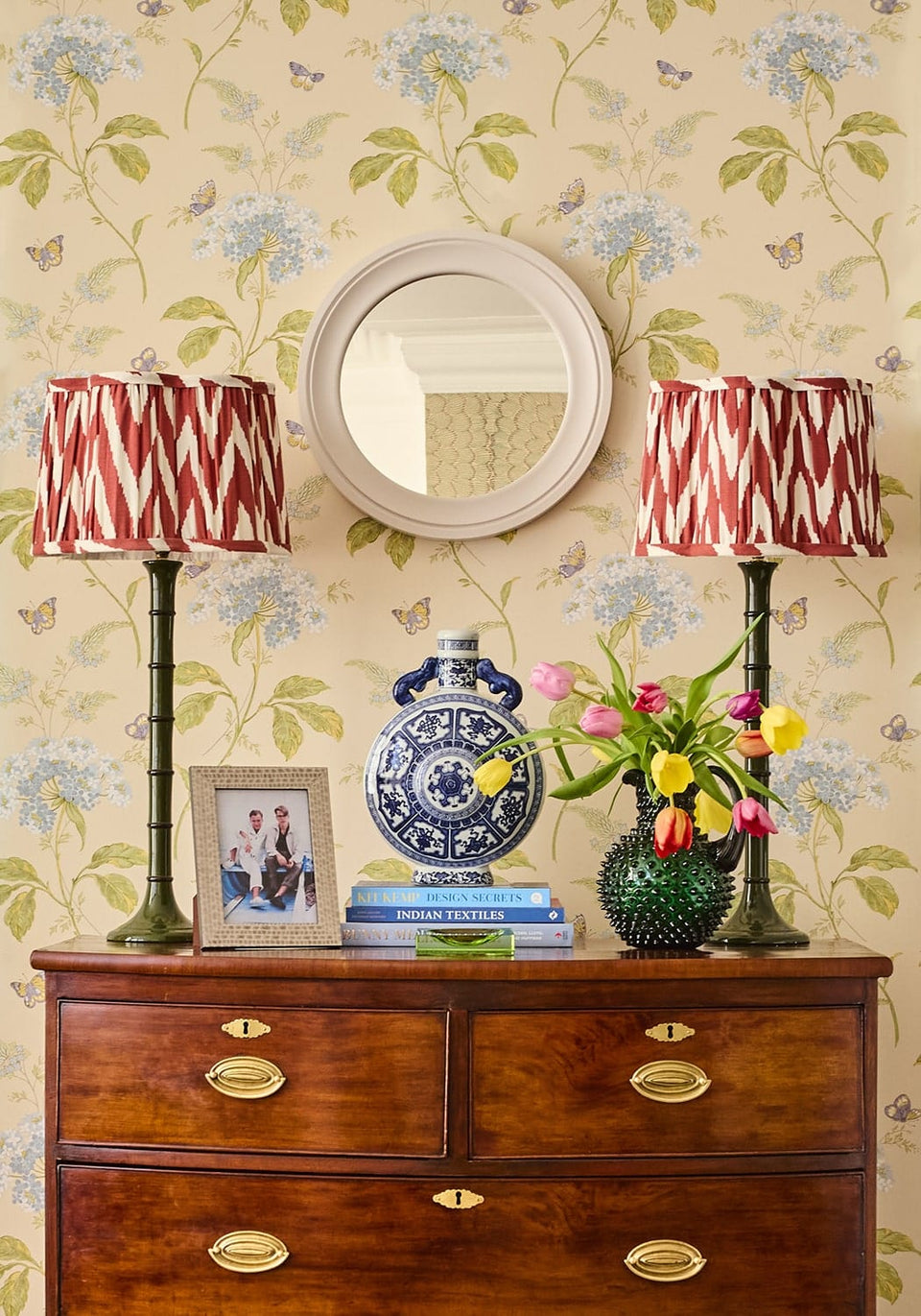 Charlotte Pleated Shade - Summer Rose - Casa by Josephine Jenno