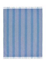 Charlotte's Soft Stripe Merino Wool Throw Blanket - Casa by Josephine Jenno
