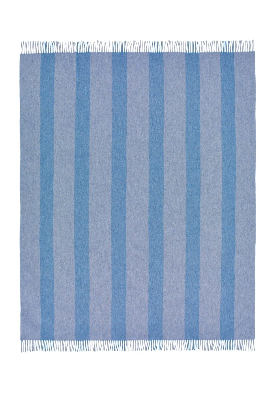 Charlotte's Soft Stripe Merino Wool Throw Blanket - Casa by Josephine Jenno