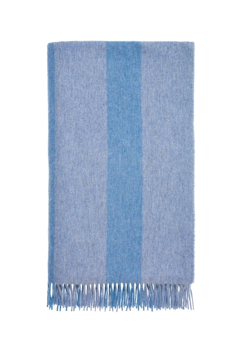 Charlotte's Soft Stripe Merino Wool Throw Blanket - Casa by Josephine Jenno