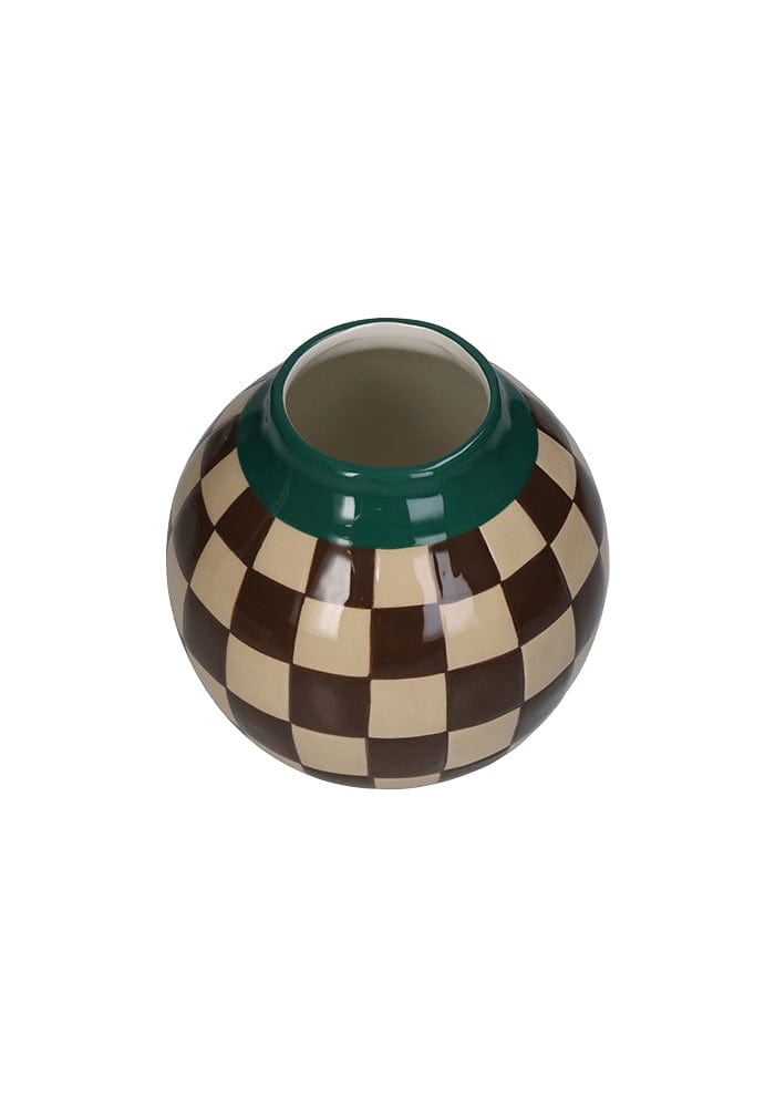 Check Mate: Our Playful Rounded Vase - Casa by Josephine Jenno