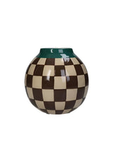 Check Mate: Our Playful Rounded Vase - Casa by Josephine Jenno