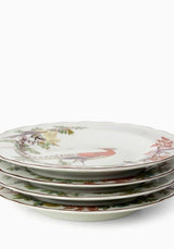 Chelsea Bird Side/Pudding Plates - Set of 4 - Casa by Josephine Jenno