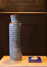 Chelsea Cobalt Glass Trinket Tray - Blue - Casa by Josephine Jenno