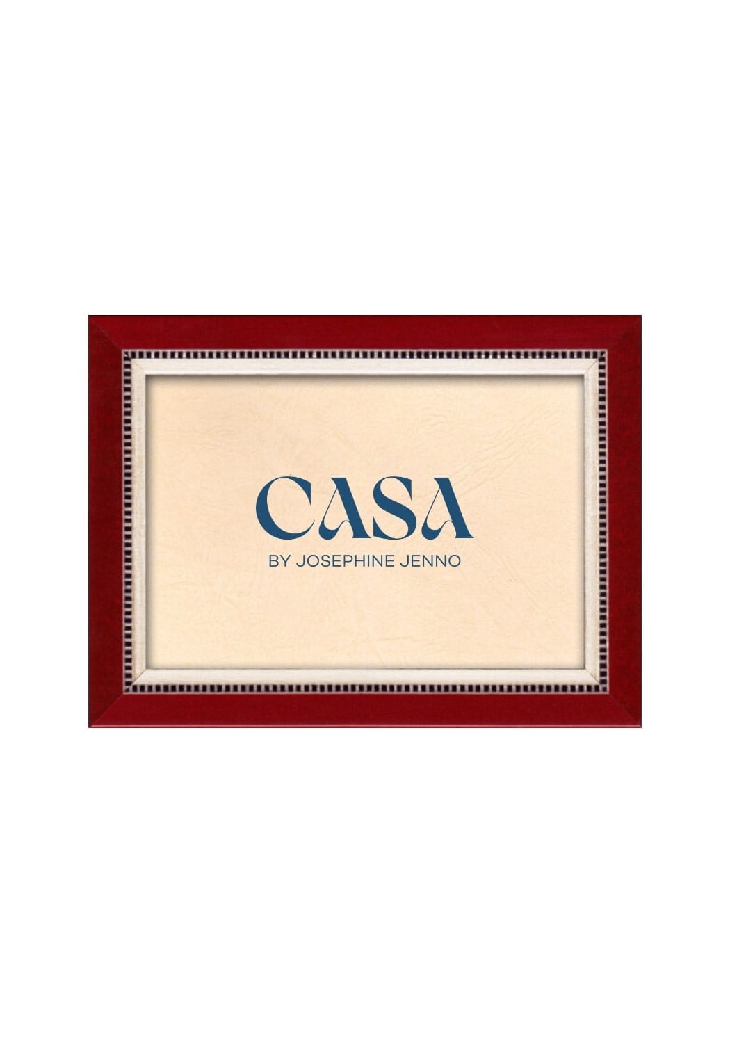 Cherry Red MIKY Photo Frame 6x4" - Casa by Josephine Jenno