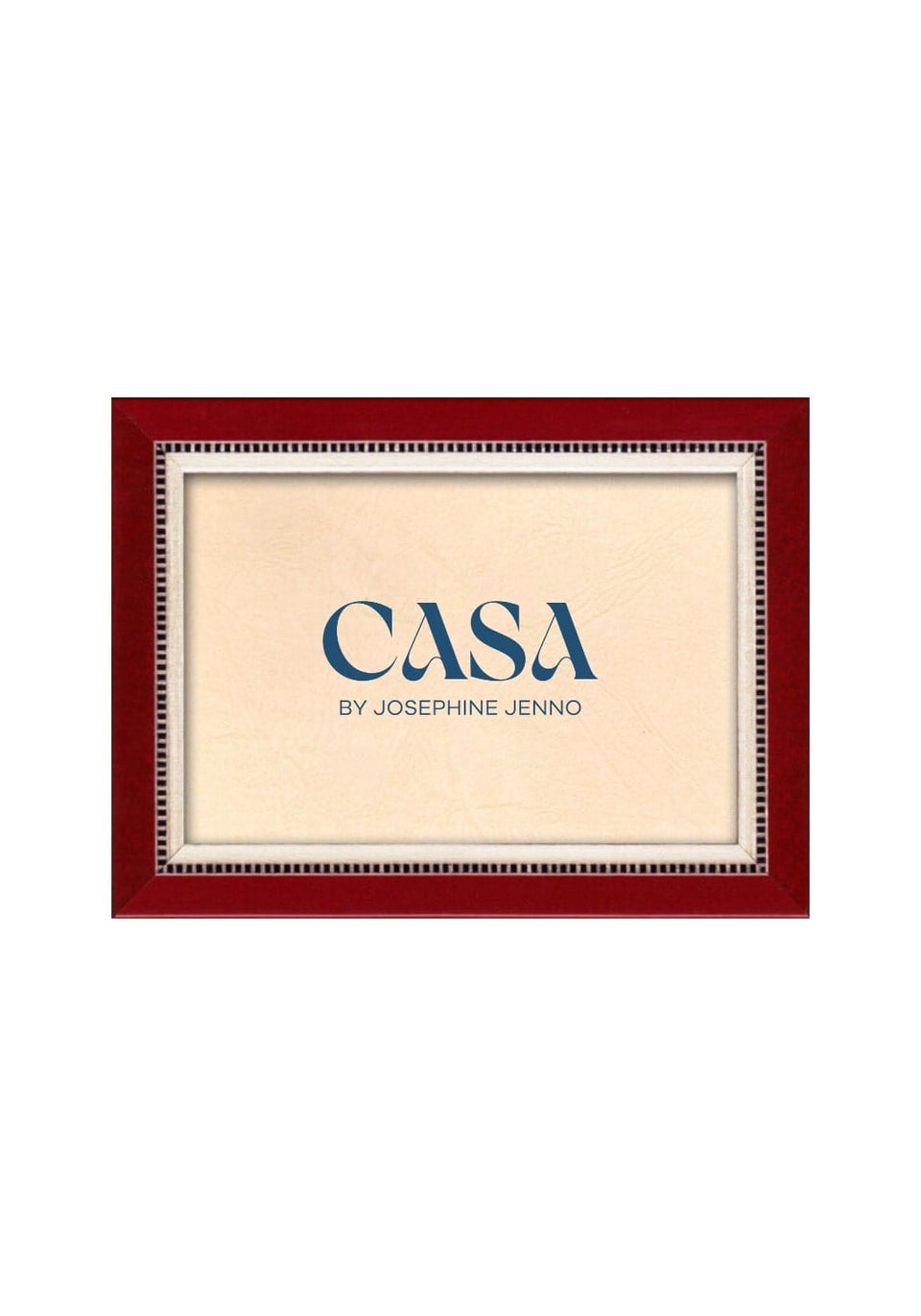 Cherry Red MIKY Photo Frame 6x4" - Casa by Josephine Jenno