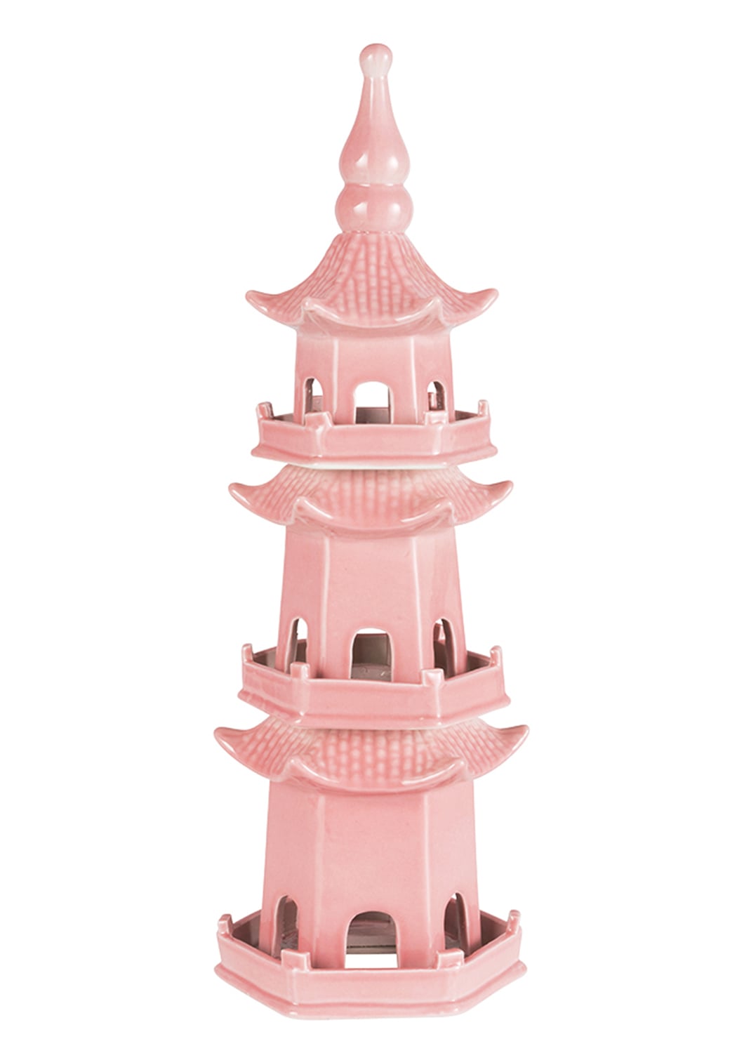 Chinoiserie Rose Pagoda in Blush Pink - Casa by Josephine Jenno