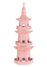 Chinoiserie Rose Pagoda in Blush Pink