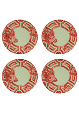 Chloe's Cheeky Chinoise Dessert Plate - Set of 4 - Casa by Josephine Jenno
