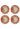 Chloe's Cheeky Chinoise Dessert Plate - Set of 4 - Casa by Josephine Jenno