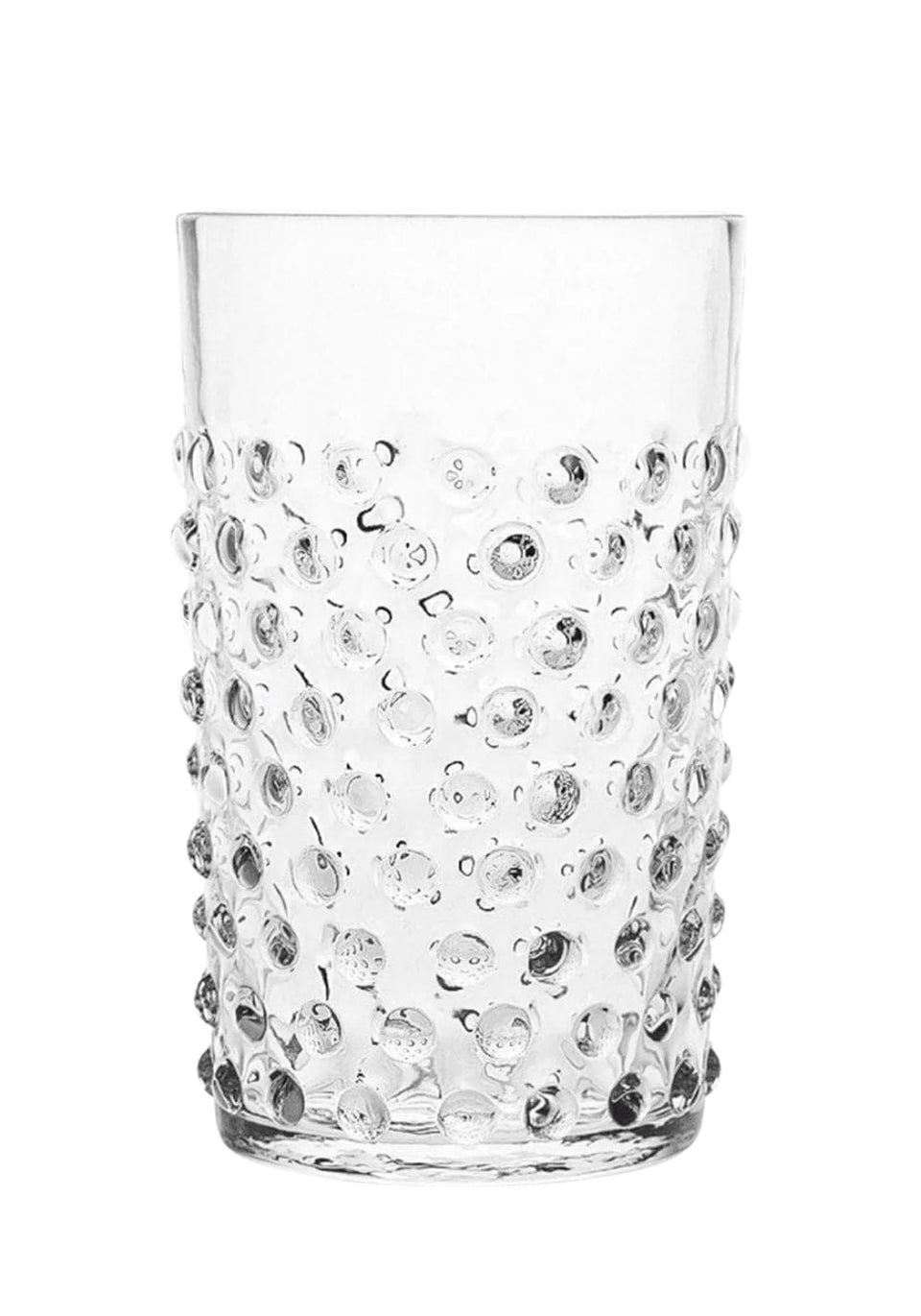 Clear Dew Drop Jug with 4 Tumblers