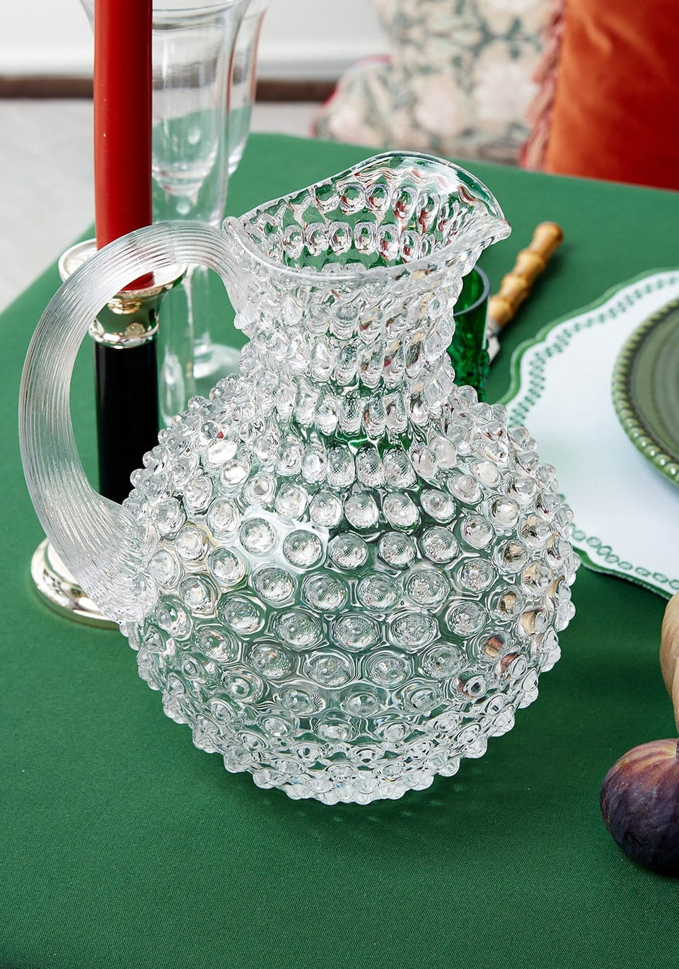 Clear Dew Drop Large Jug 2L - Casa by Josephine Jenno