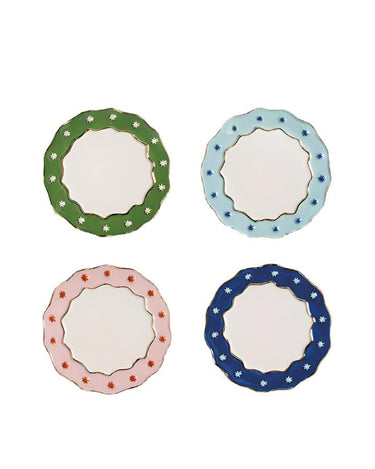 Multi-Color Coaster Rosette Set