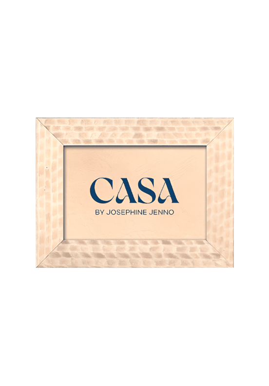 Cream and Beige Patterned Photo Frame 7x5" - Casa by Josephine Jenno