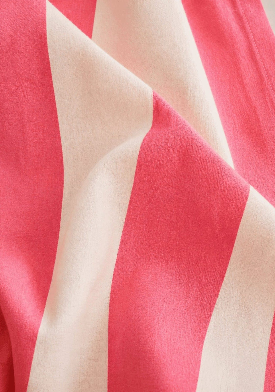 Curtain Poppy Rose Blush Striped Pair of Curtains