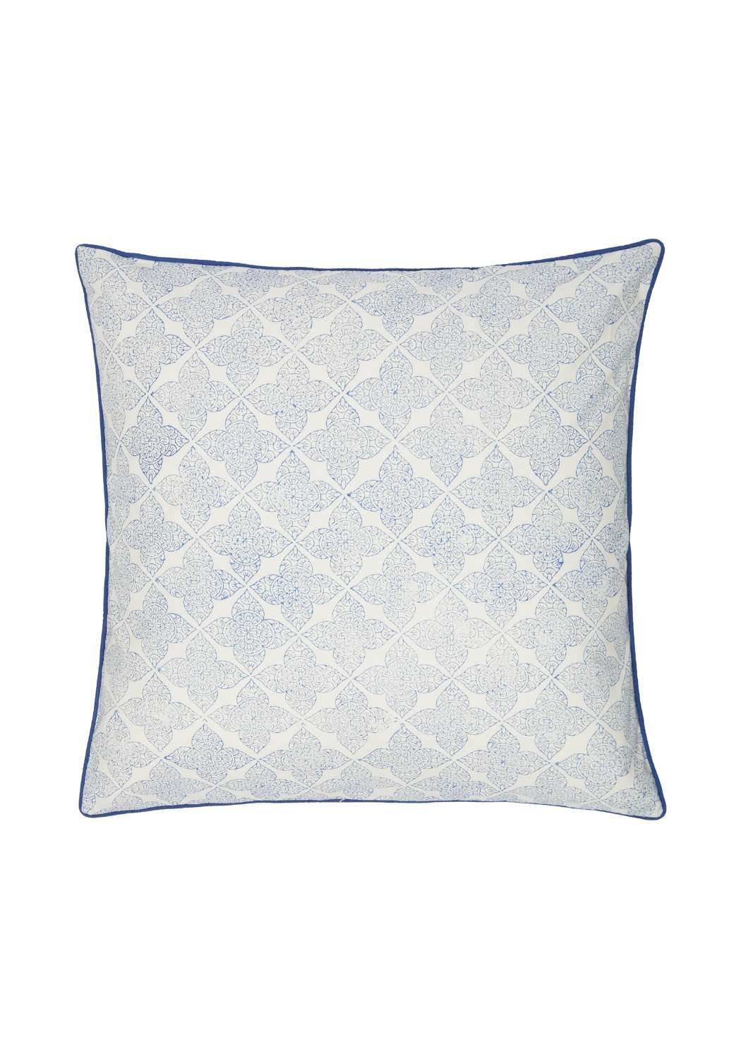 Antonia Sky Lattice Cushion