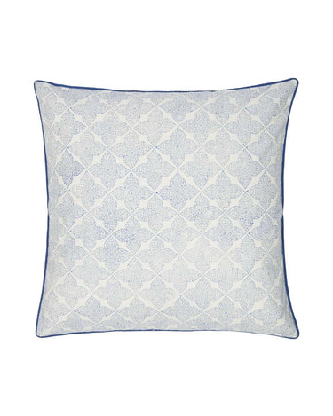 Antonia Sky Lattice Cushion