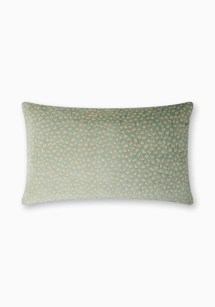 Colefax and Fowler Azure Leopard Print Cushion Cover