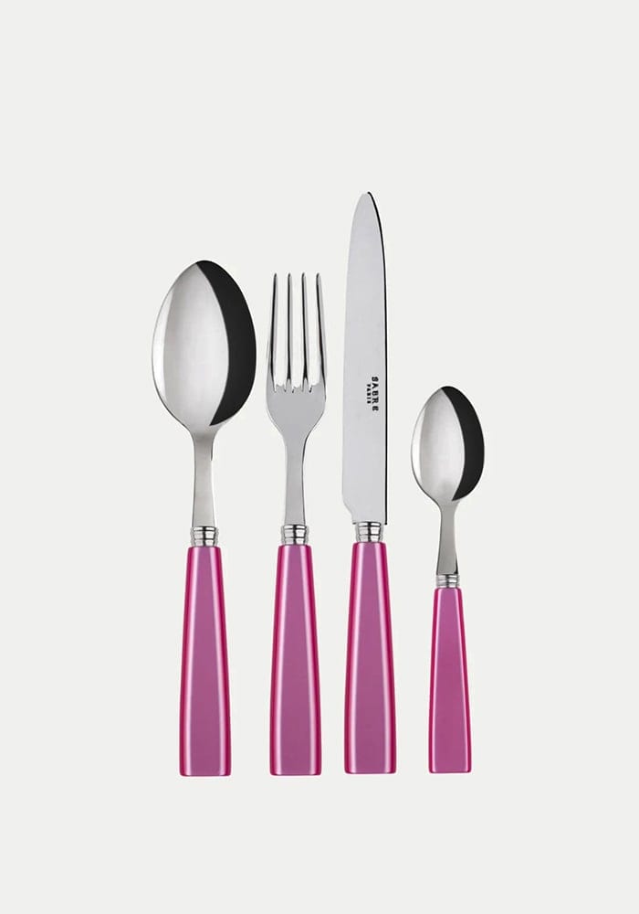 4-Piece Barbie Pink Cutlery Set