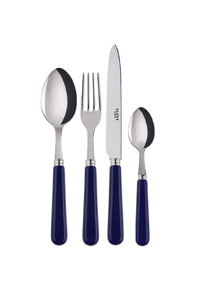 4-Piece Not In The Navy Blue Cutlery Set