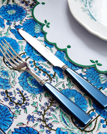 4-Piece Not In The Navy Blue Cutlery Set