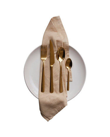 Gold Cutlery 16pc Set