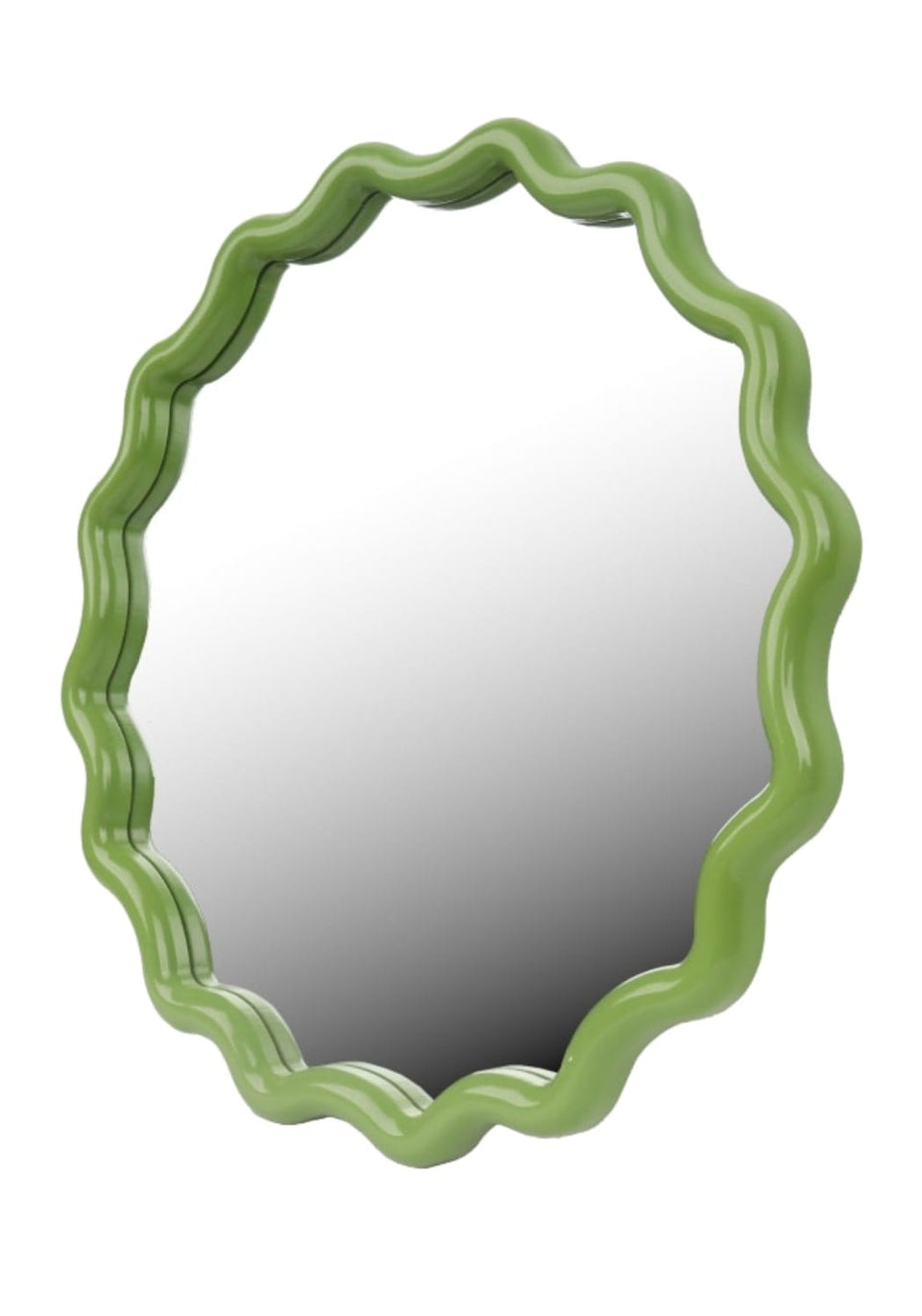 Daisy Scallop Mirror - Lime - Casa by Josephine Jenno
